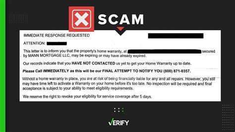 total home protection scam.
